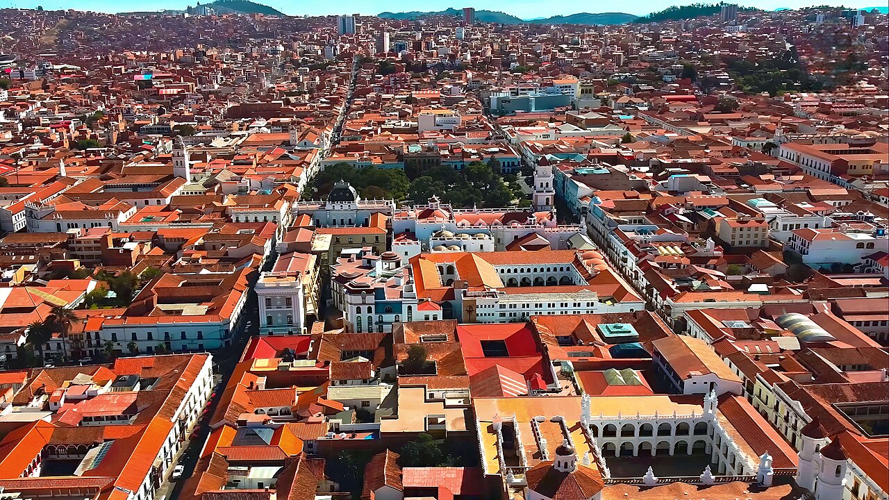 Sucre, the capital of Bolivia