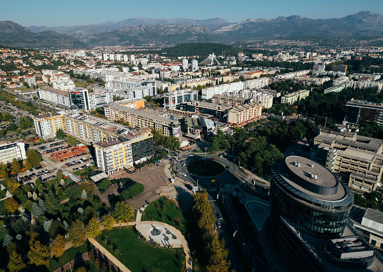 Podgorica, la capital de Montenegro