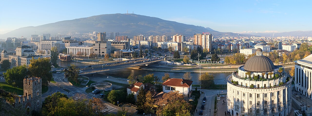 Skopje, the capital of North Macedonia