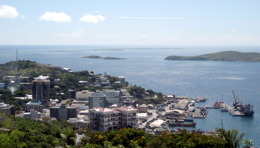 Port Moresby, the capital of Papua New Guinea