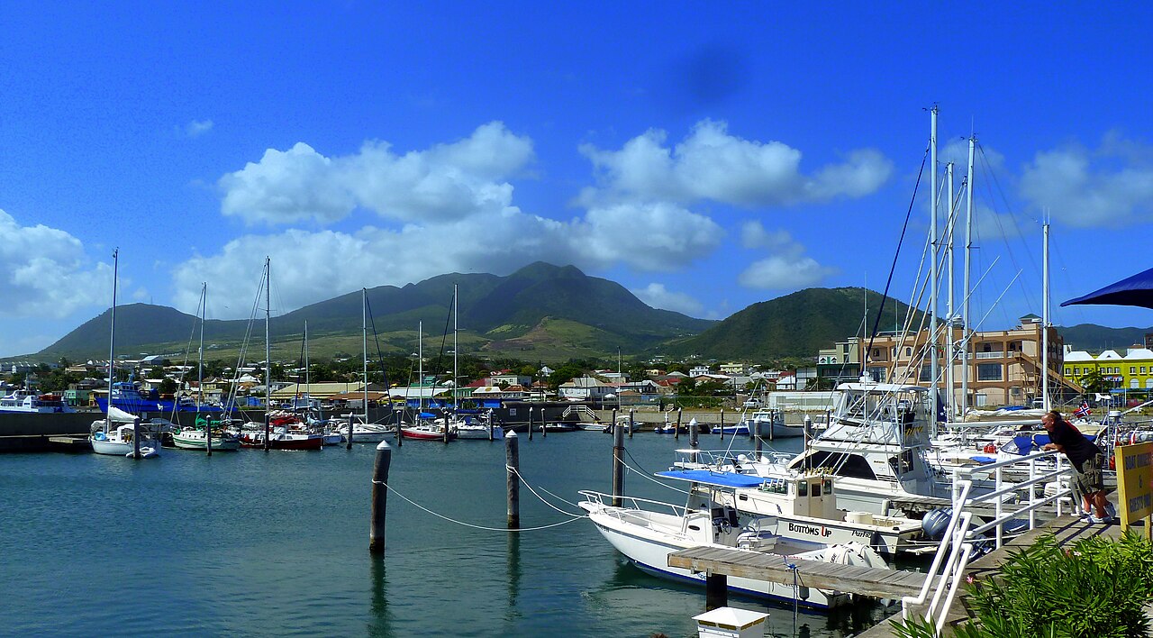 Basseterre, la capital de San Cristóbal y Nieves