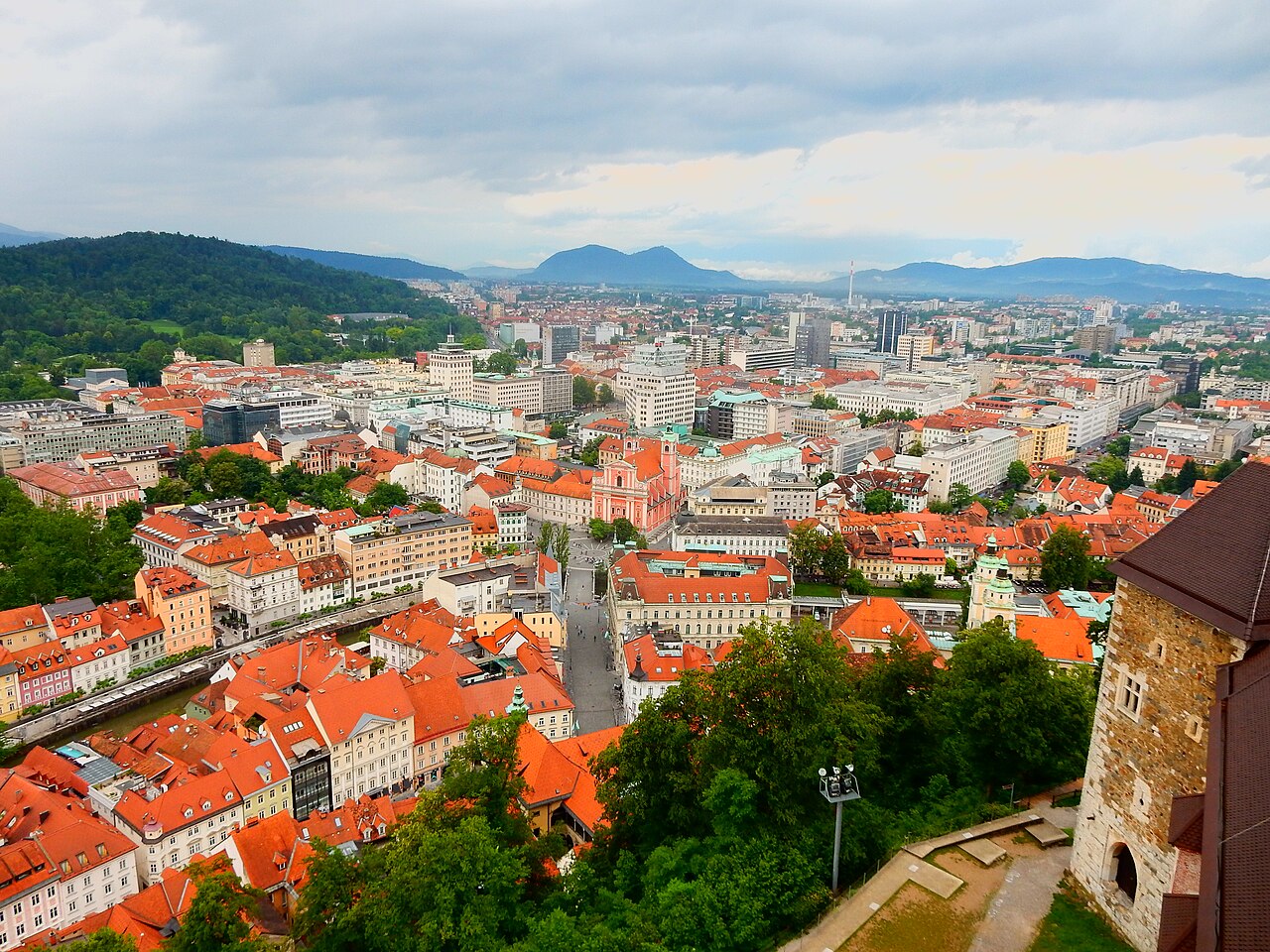 Ljubljana, la capital de Eslovenia